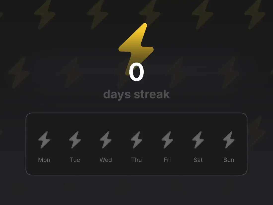 Interactive UI design showcase featuring Rive animations and gamification